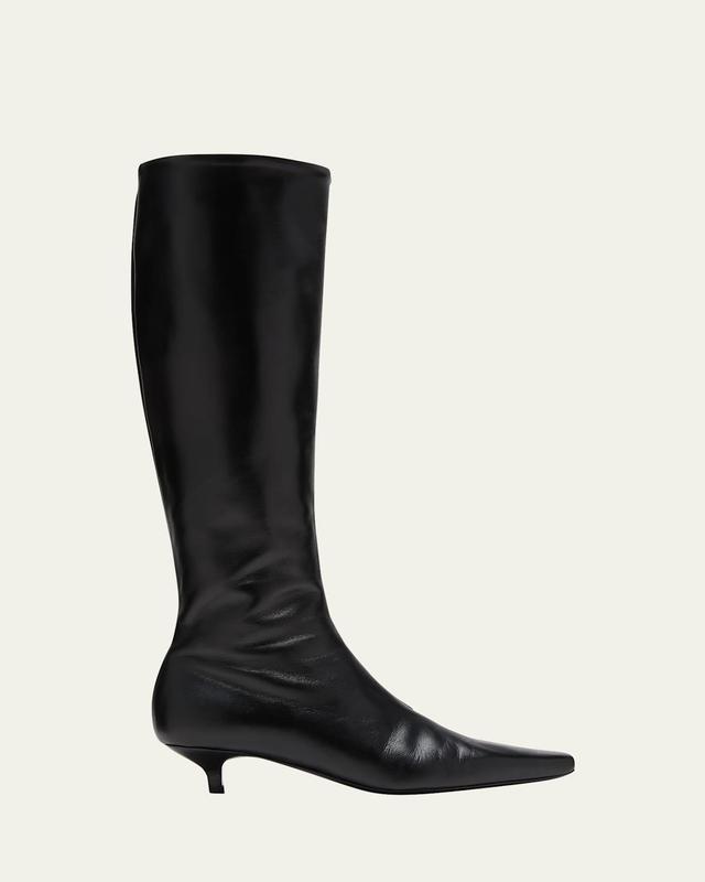 TOTEME The Slim Pointed Toe Knee High Boot Product Image