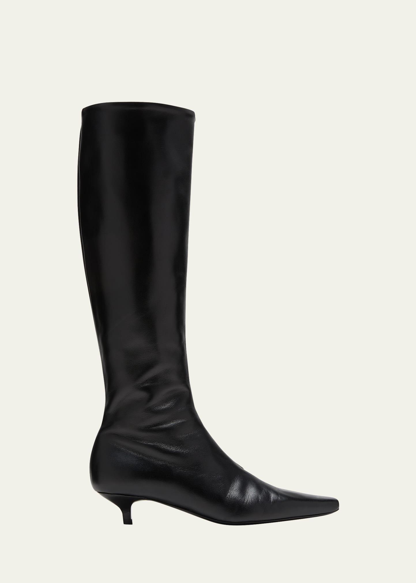 Womens The Slim 50MM Leather Knee-High Boots Product Image