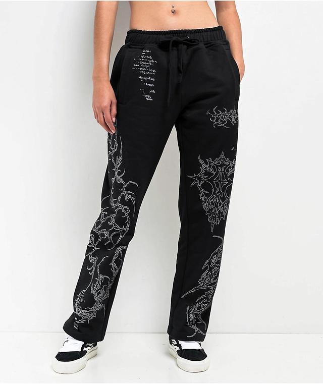 Insomnia Visuals Sigil Black Sweatpants Product Image