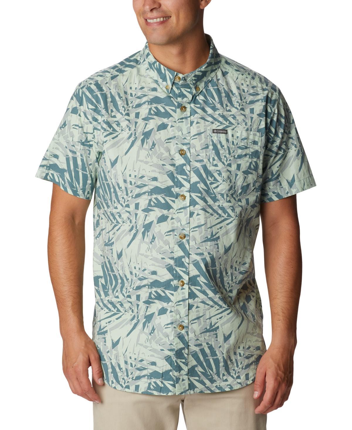 Columbia Mens Rapid Rivers Printed Short Sleeve Shirt Product Image