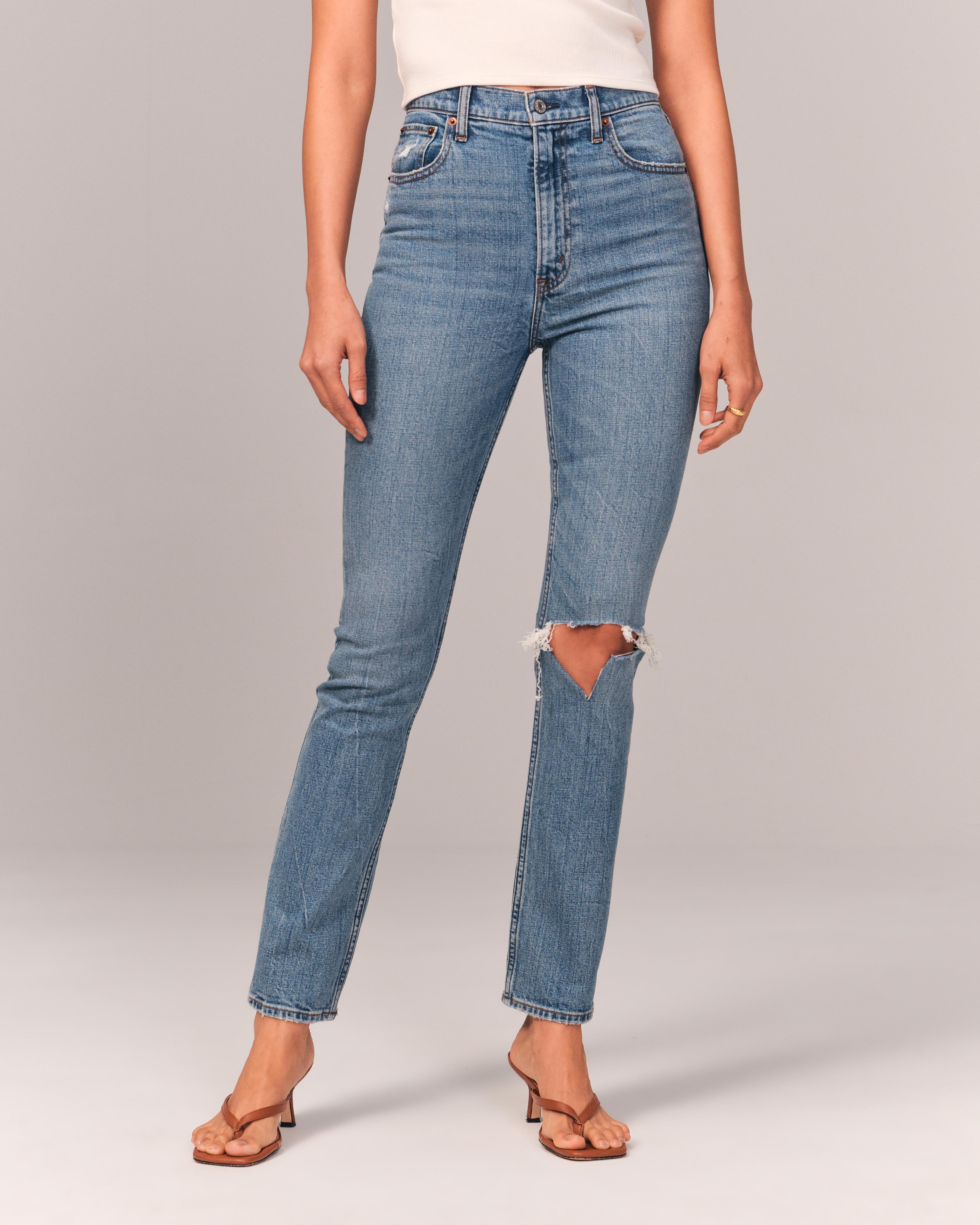 Ultra High Rise 90s Slim Straight Jean Product Image