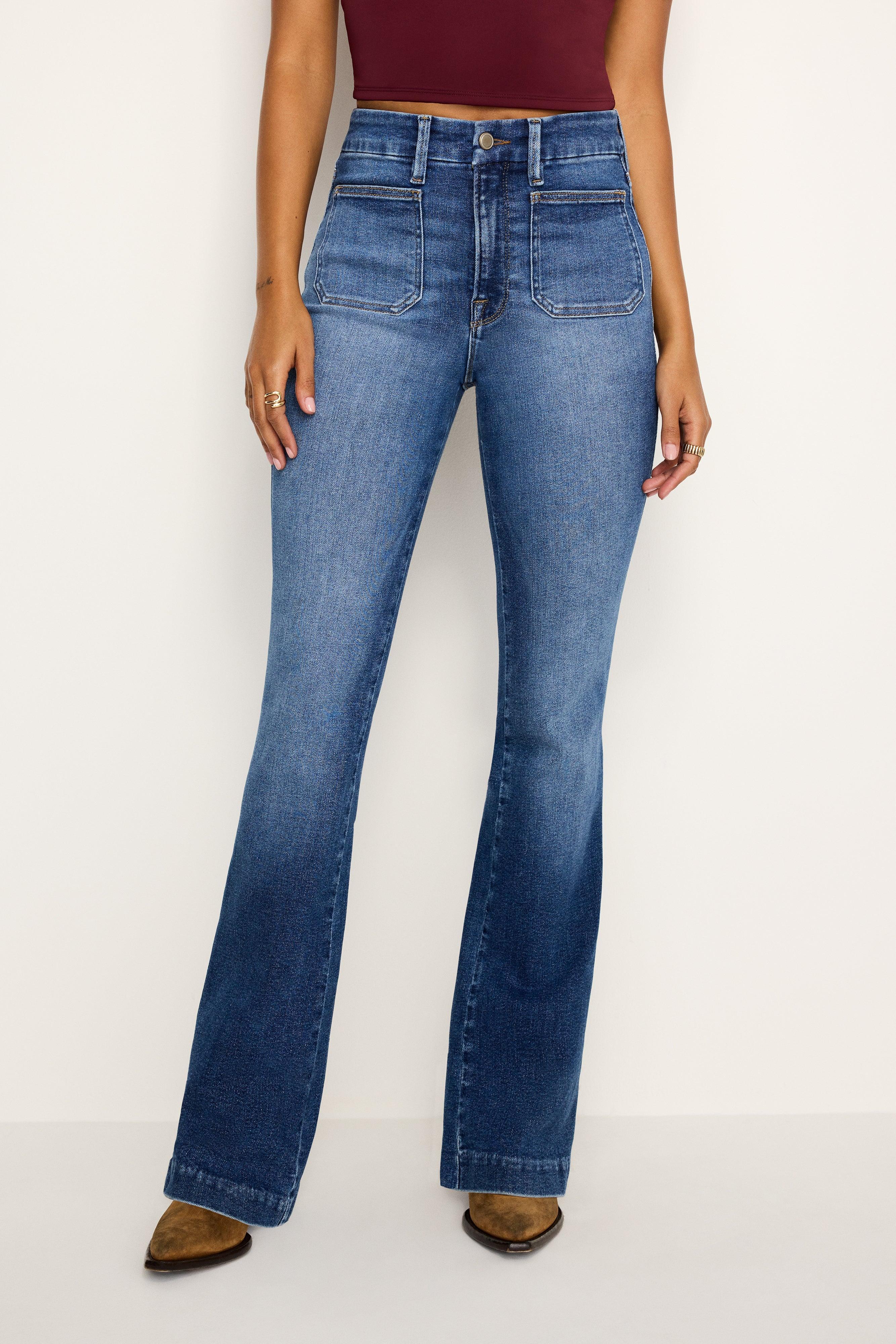 GOOD CURVE BOOTCUT JEANS | INDIGO708 Product Image