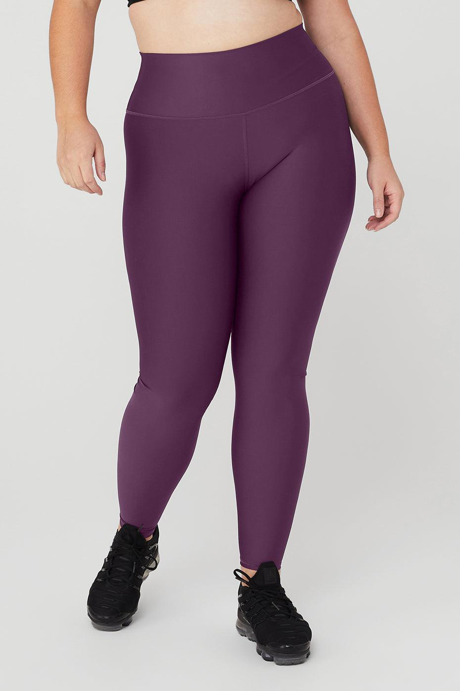 High-Waist Airlift Legging - Dark Plum Female Product Image