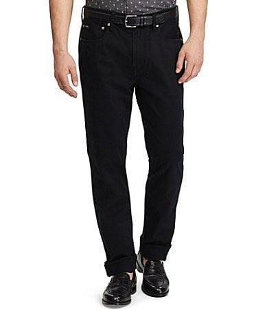 POLO RALPH LAUREN Men's Slim Straight Stretch Sateen Five-pocket Pants In Collection Navy Product Image