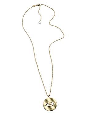 Jennifer Zeuner Stassi Diamond Evil Eye Pendant Necklace Product Image