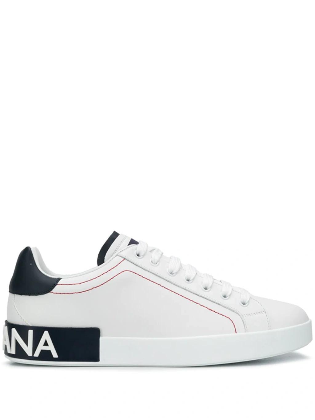 Portofino Sneakers In Leather In White Product Image