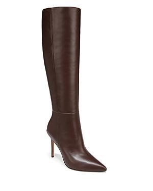 Womens Lisa Leather High-Heel Boots Product Image