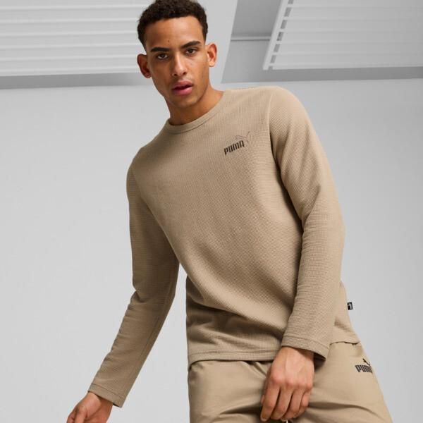 PUMA ESS ELEVATED Men's Long-Sleeve T-Shirt Product Image