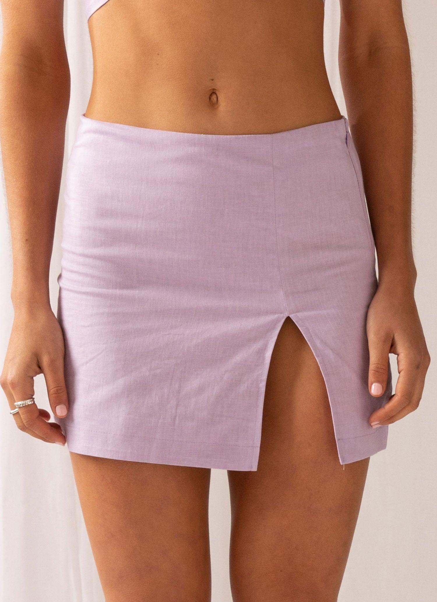 Stay Focused Skirt - Lilac Love Product Image