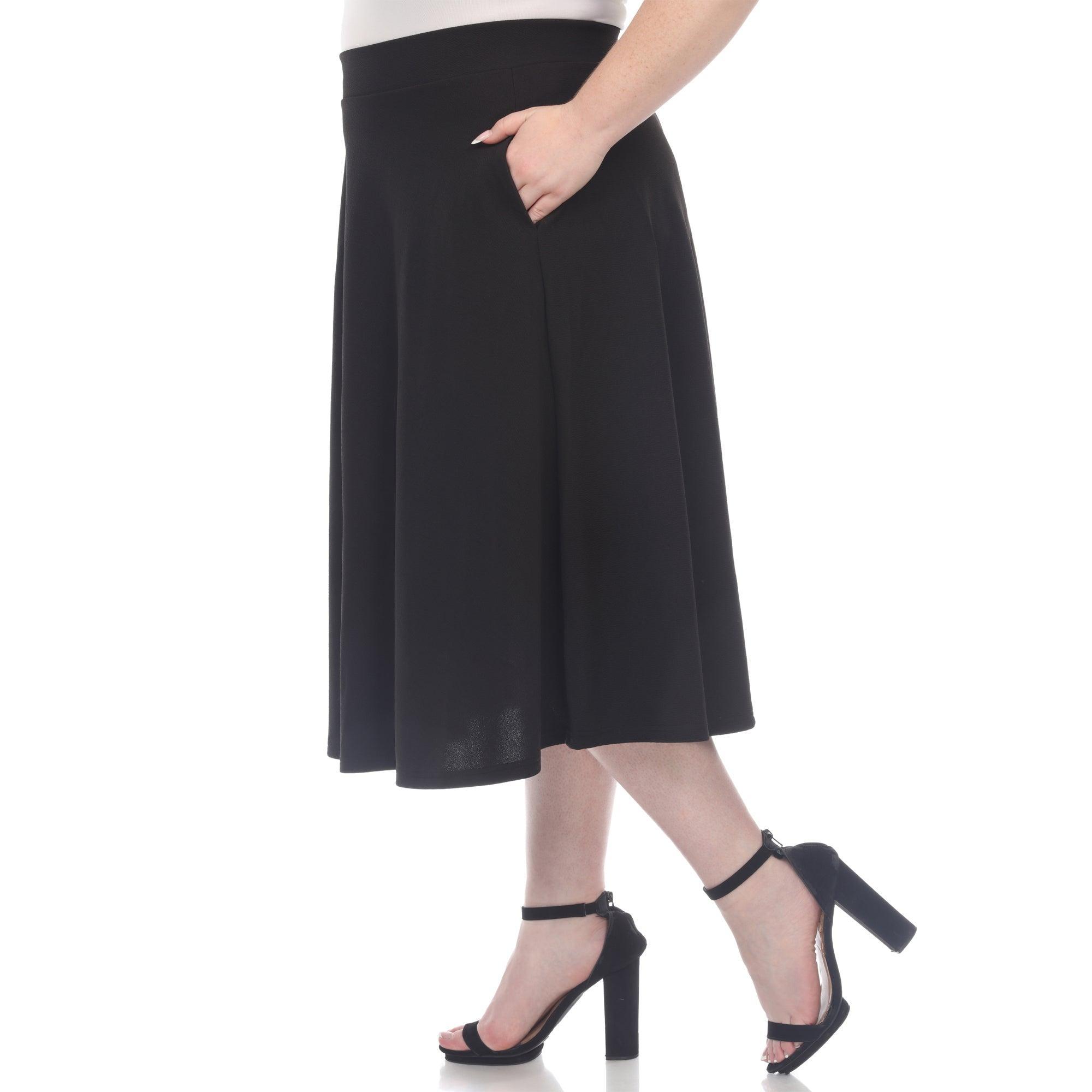 Tasmin Flare Midi Skirts - Plus Product Image