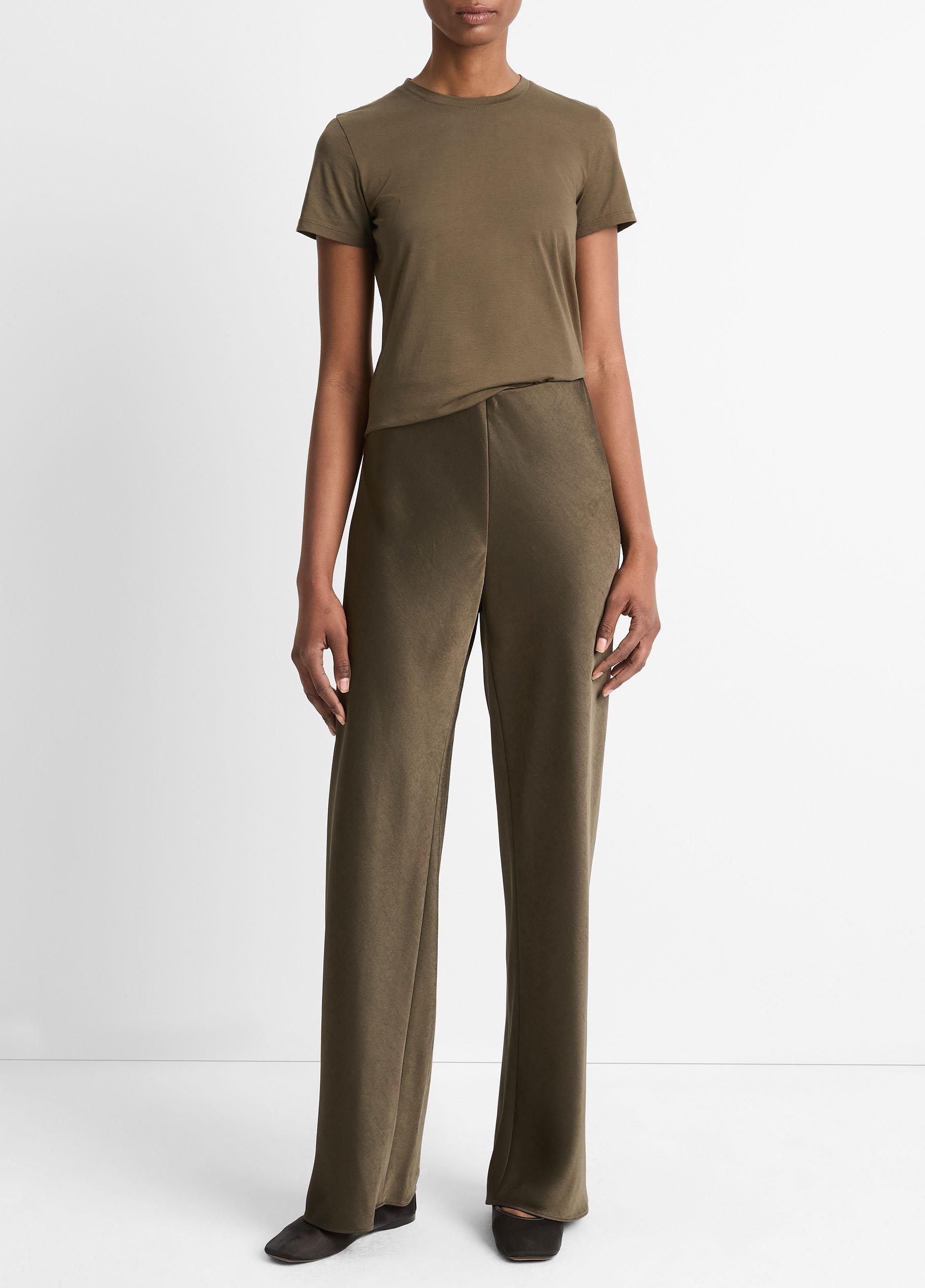 Fluid Satin Bias Pant Product Image