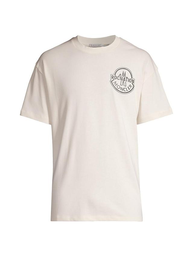 Mens Moncler x Roc Nation Designed by Jay-Z Crewneck Cotton T-Shirt Product Image