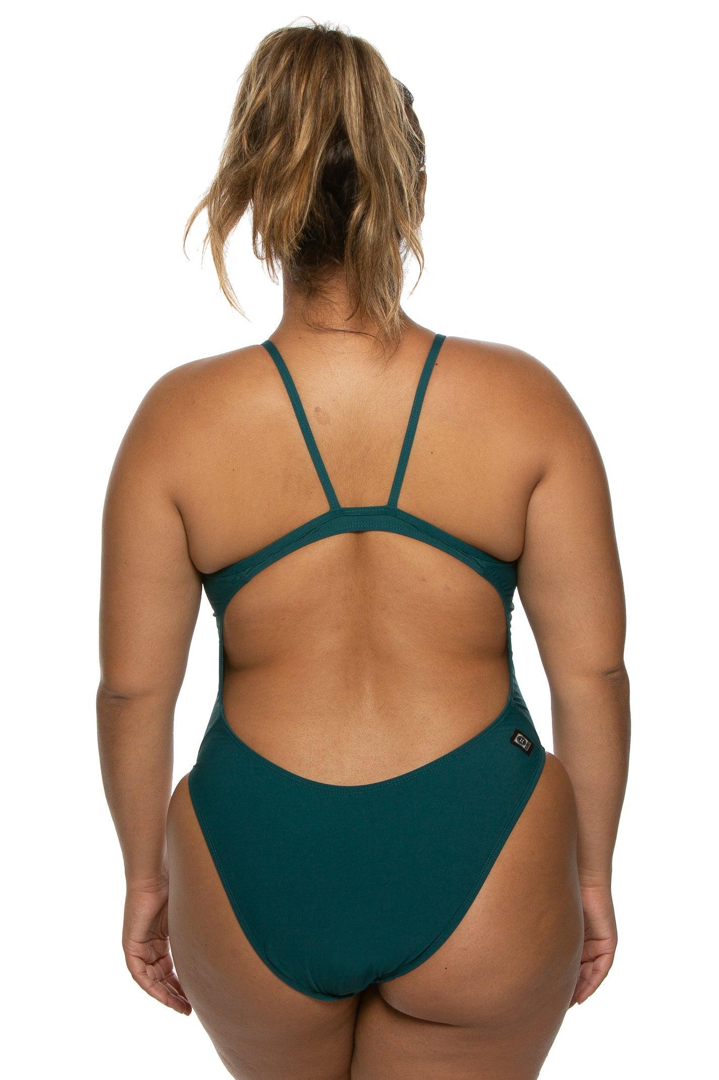 Chevy Swim Onesie - Peacock Female Product Image