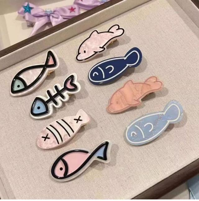 Fish Resin Hair Clip (Various Designs) Product Image