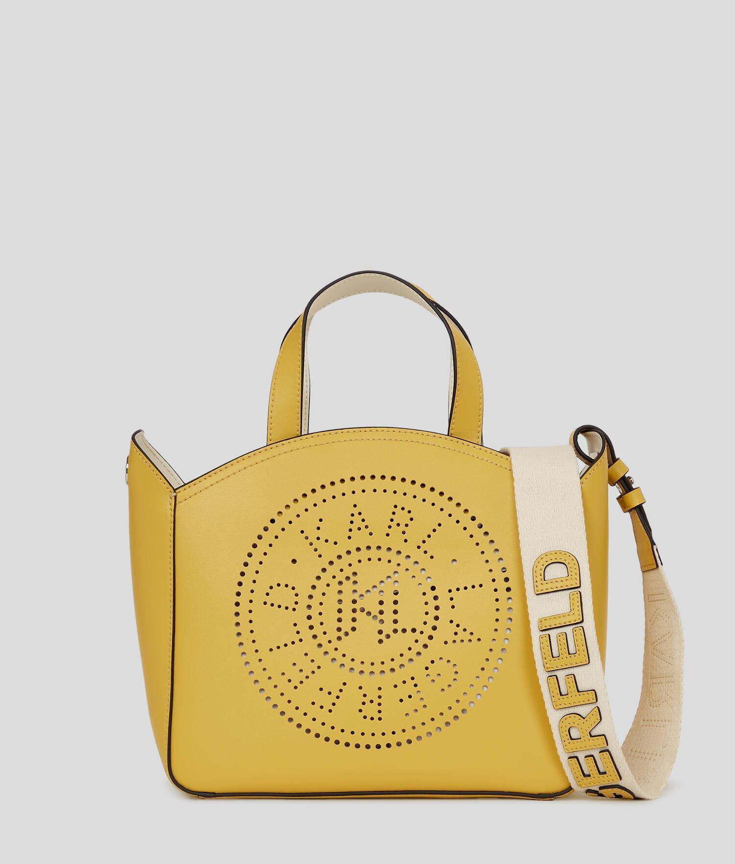 K/CIRCLE PERFORATED SMALL TOTE BAG Product Image