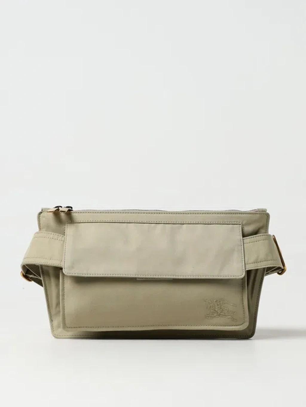 Canvas Trench Belt Bag In Beige Product Image