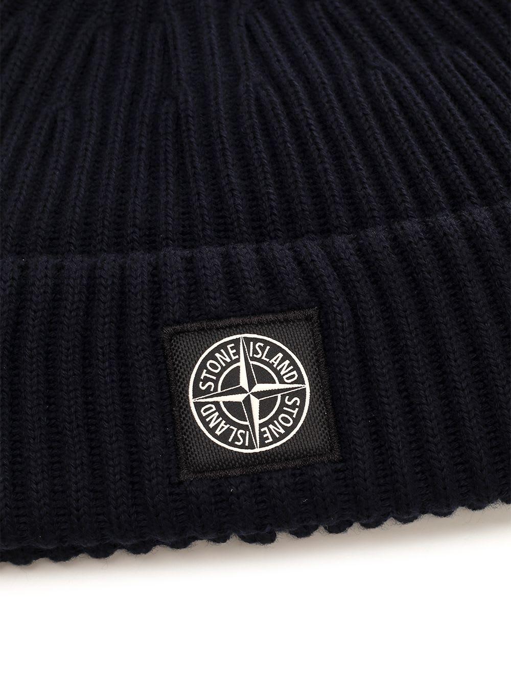 STONE ISLAND Rws Wool Hat In Blue Product Image