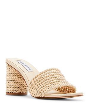 Steve Madden Womens Jolina Slip On Woven High Heel Sandals Product Image