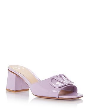 Valentino Garavani Womens Slip On Slide High Heel Sandals Product Image