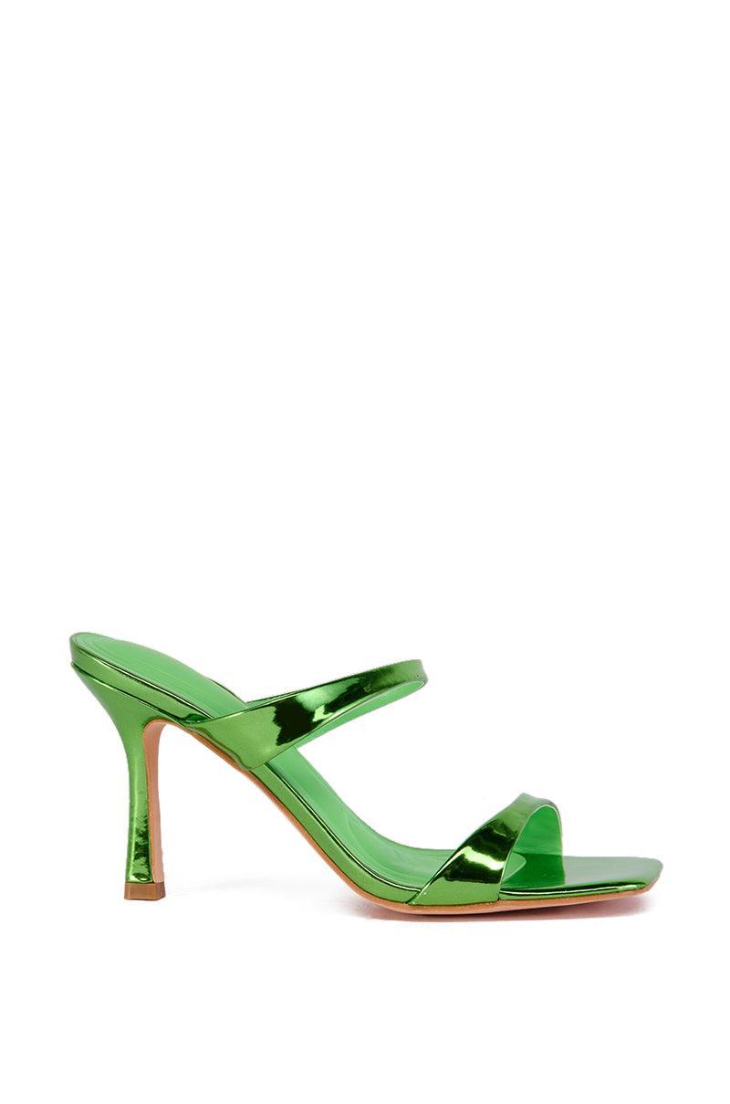 AZALEA WANG RAMIRO GREEN METALLIC SANDAL Product Image