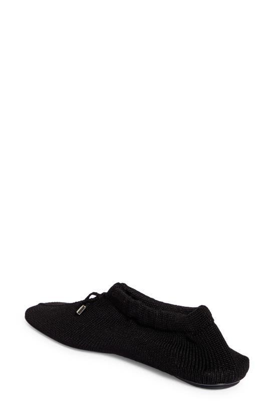 Knitted Ballet Flats In Black Product Image