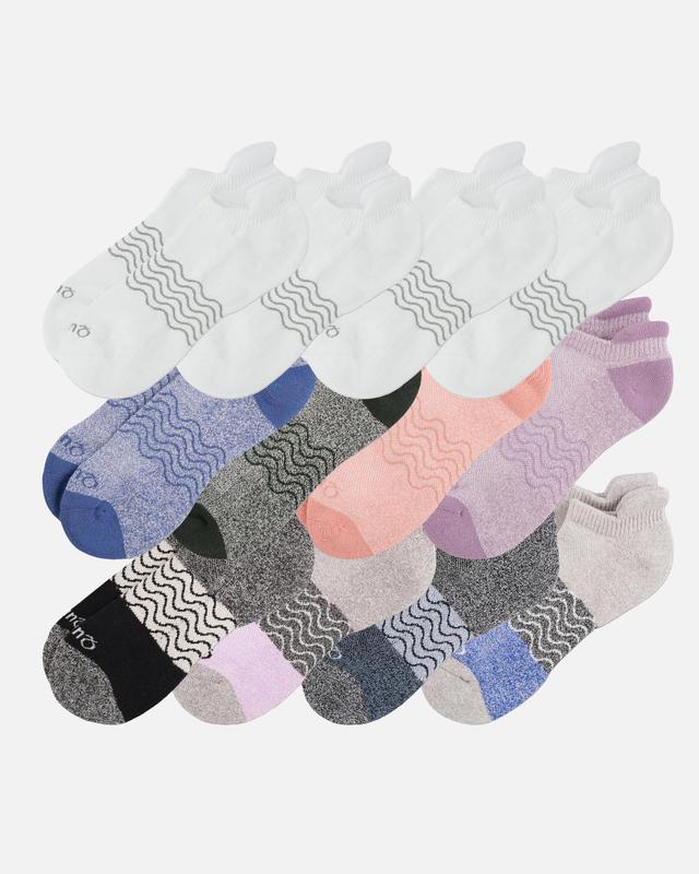 Everday Cotton Solid & Marl Ankle Socks (12-Pack) Product Image