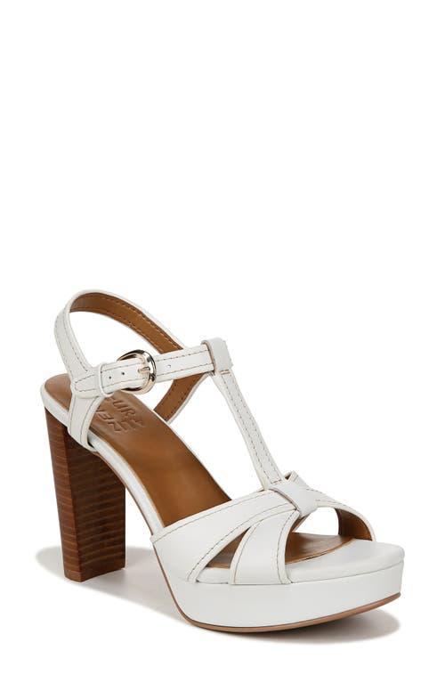 Naturalizer Marnie Leather Ankle Strap Platform Dress Sandals Product Image