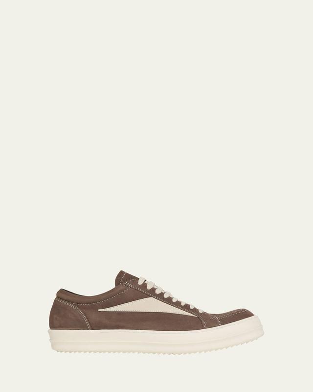 Mens Bicolor Suede Low-Top Sneakers Product Image