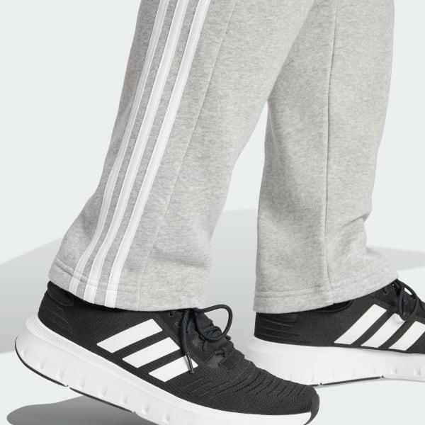 Essentials 3-Stripes Open Hem Fleece Pants Product Image