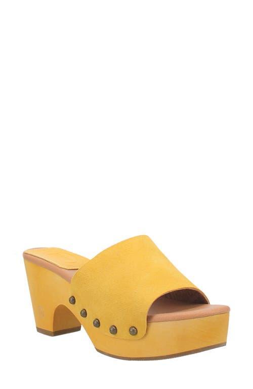 Dingo Beechwood Platform Side Sandal Product Image