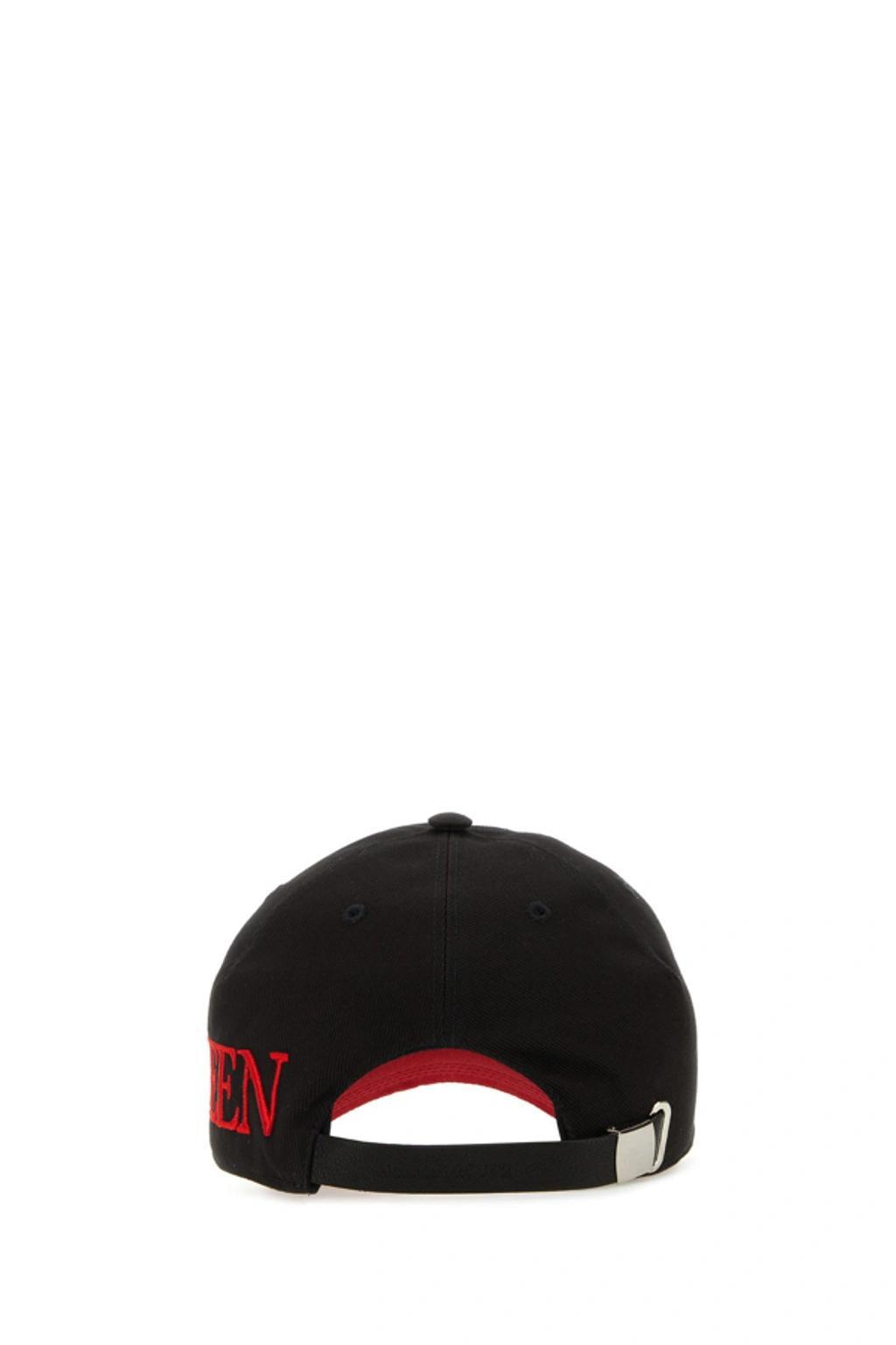 Logo-embroidered Cotton Cap In Black Product Image