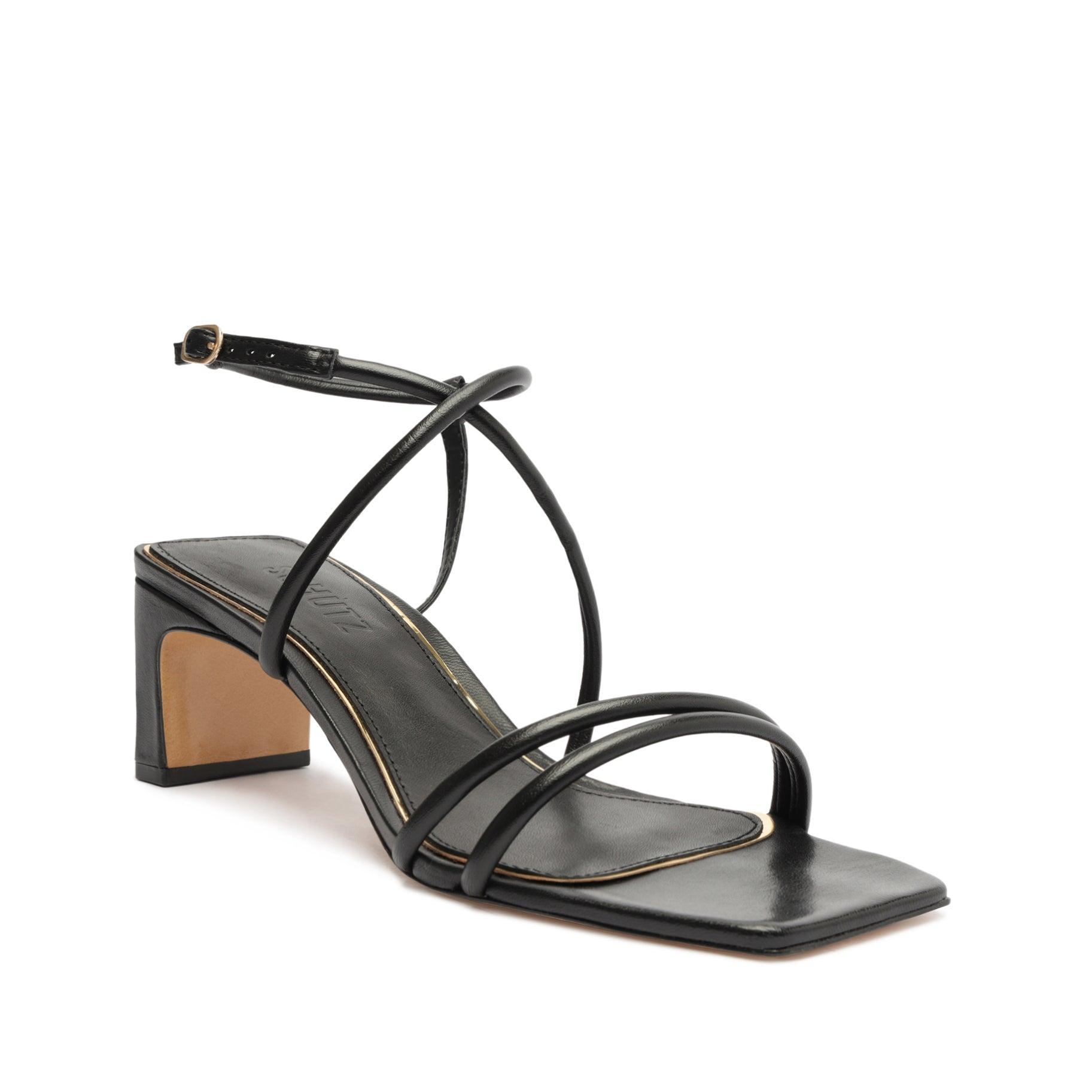 Aimee Block Leather Sandal Female Product Image