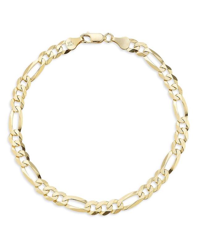 Milanesi And Co Mens 18K Gold Vermeil 5mm Figaro Chain Bracelet Product Image