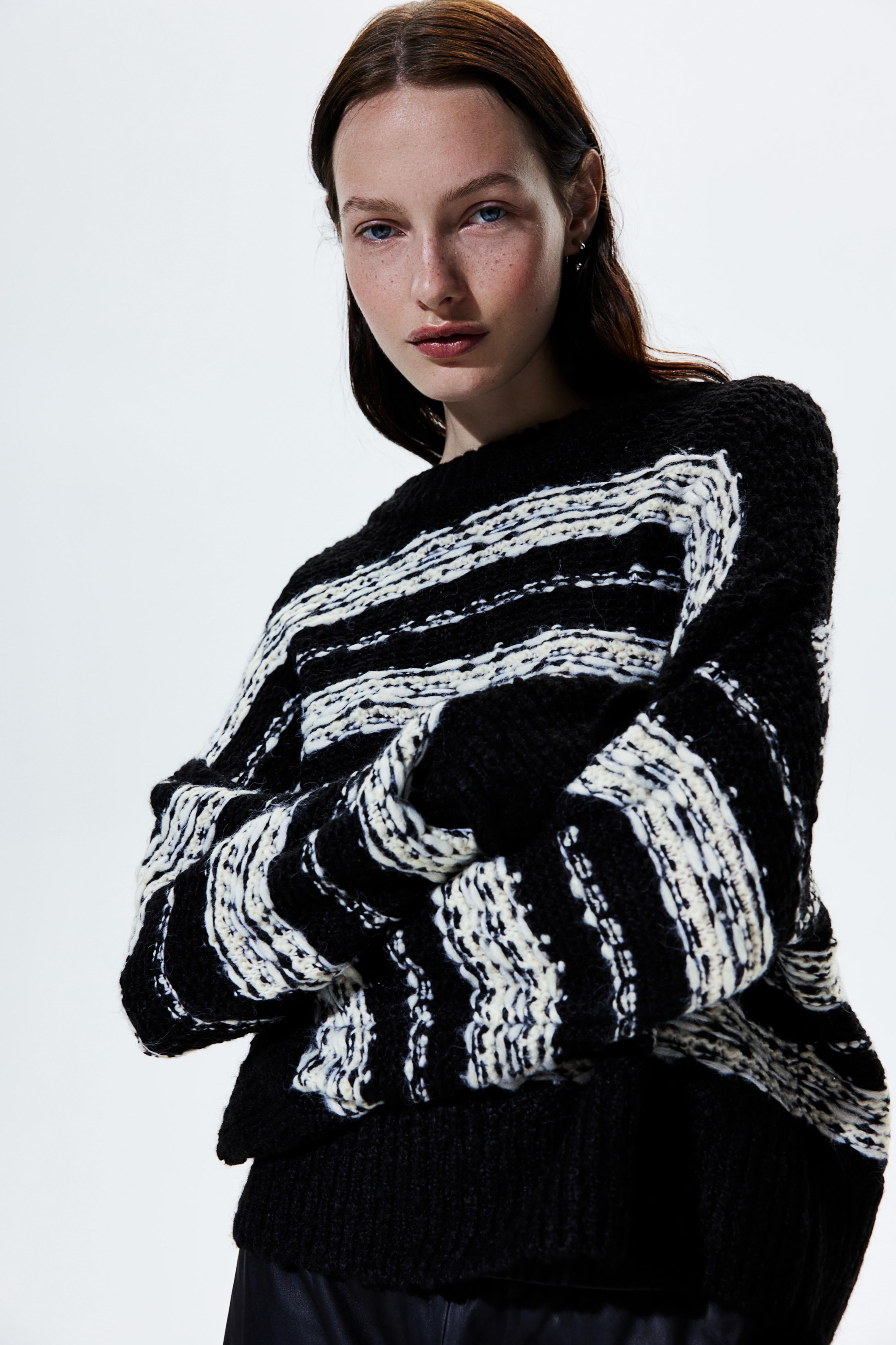 Jacquard-Knit Sweater Product Image