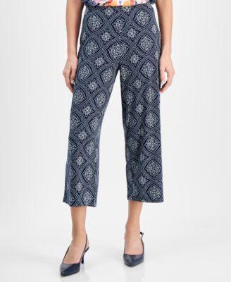 Jm Collection Womens Printed Culotte Pants, Created for Macys Product Image