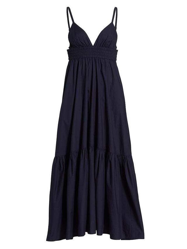 Womens Rhodes V-Neck Tiered Maxi Dress Product Image