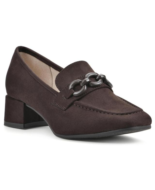 Womens Cliffs by White Mountain Quinbee Womens Heeled Loafers Product Image