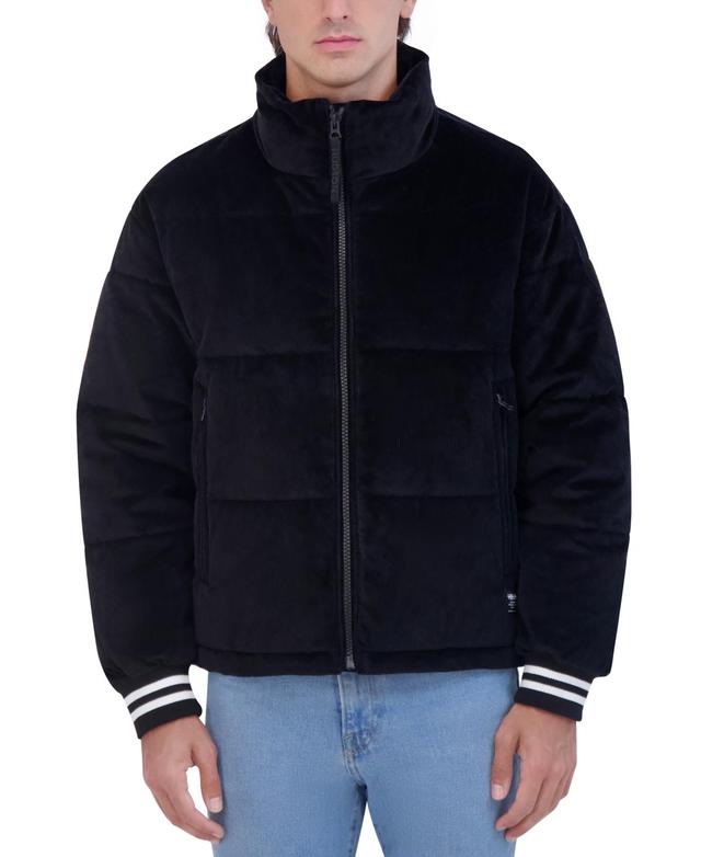 Hudson Mens Corduroy Varsity Puffer Jacket Product Image