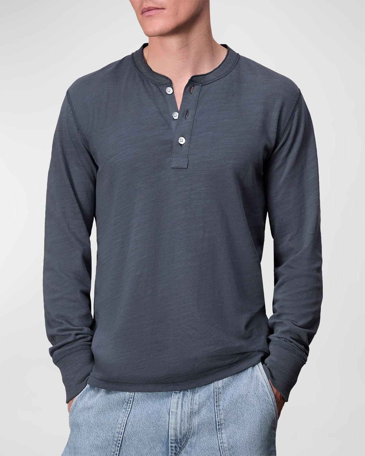 Men's Classic Flame Henley Shirt Product Image