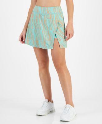 Id Ideology Womens Geo-Print Side-Slit Skort, Created for Macys Product Image