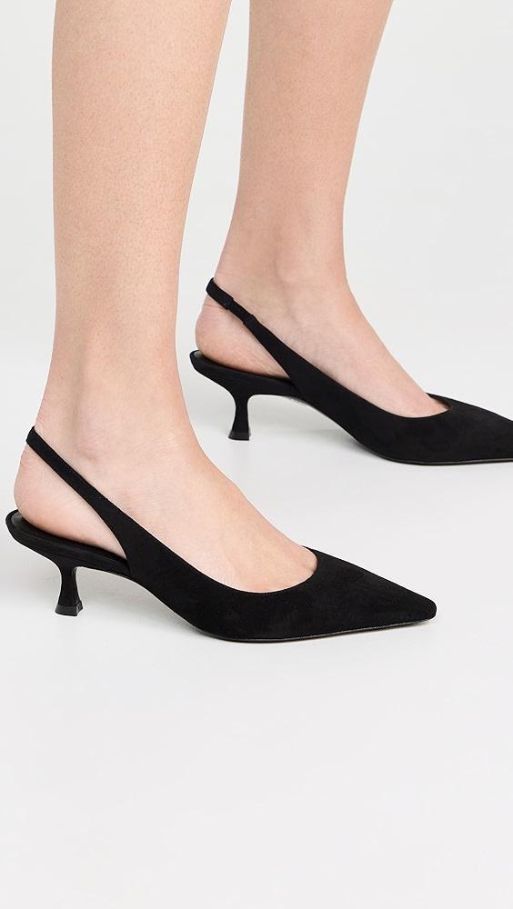 Stuart Weitzman 50mm Naomi Slingback Pumps | Shopbop Product Image