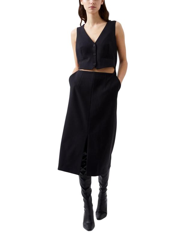 French Connection Womens Gemma Twill Waistcoat Dress Product Image