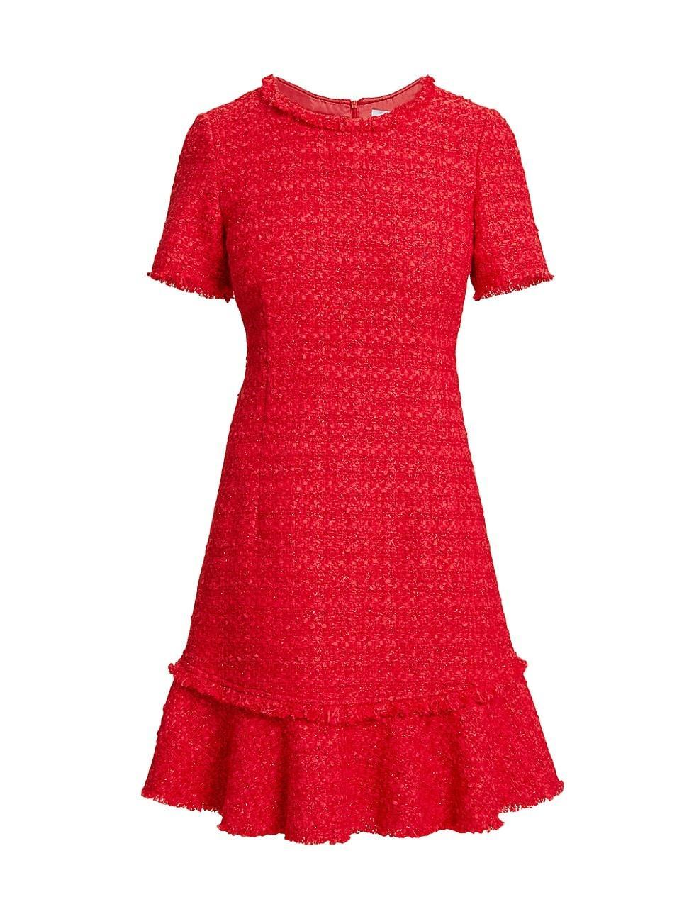 Womens Tweed Sheath Minidress Product Image