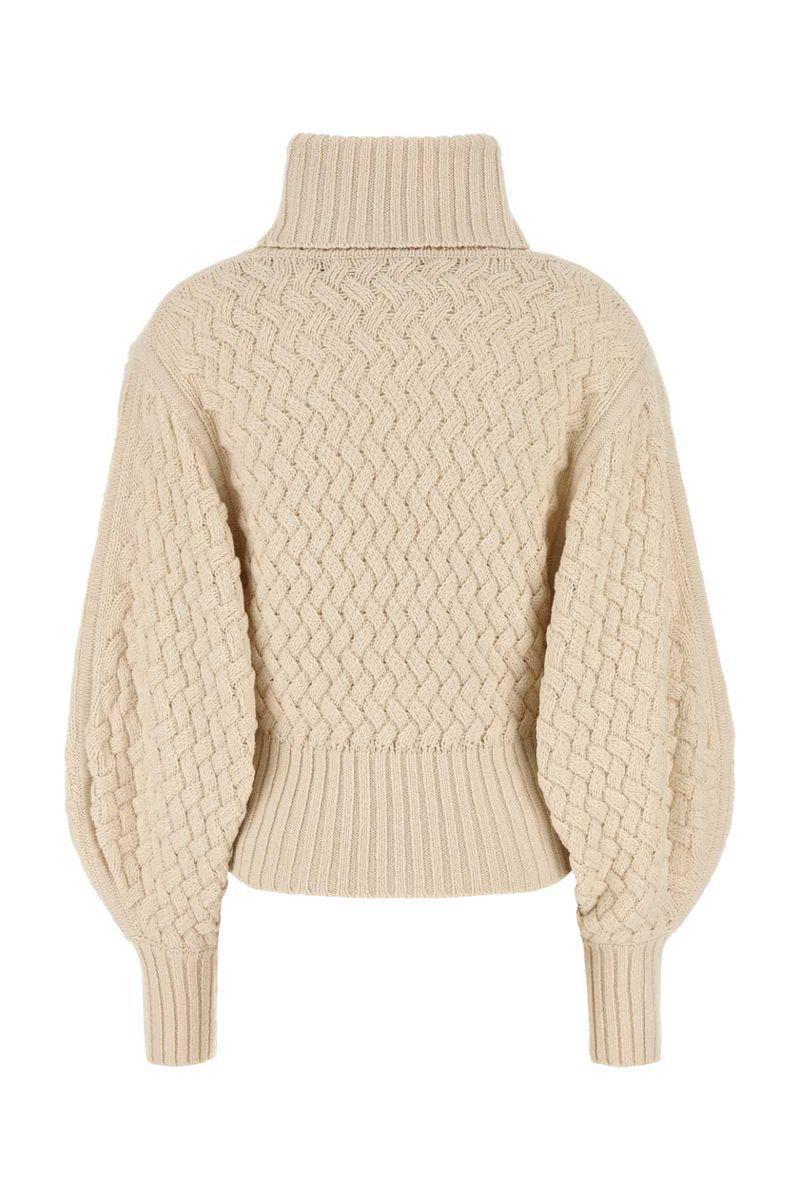 Illustration Textured Sweater, Cardigans Beige Product Image