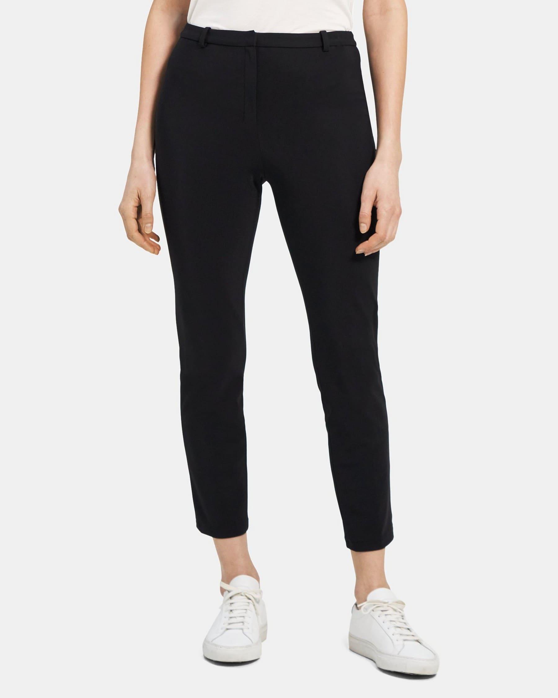 Cropped Slim Pant in Performance Knit Product Image