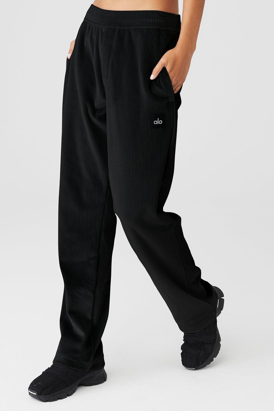 Velour Baller Pant - Black Product Image