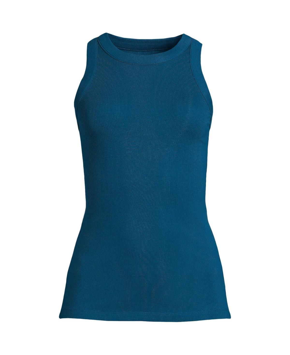 Womens Lands End Crew Neck Tank Top Product Image