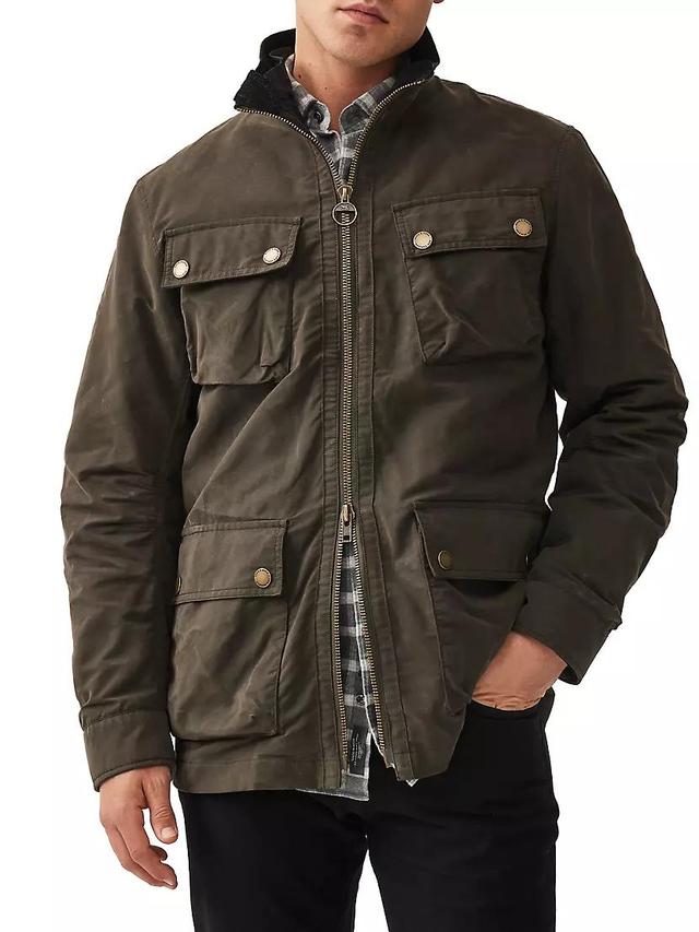 Aberdeen Waxed Cotton-Blend Jacket Product Image