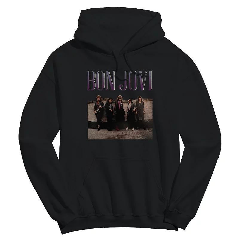 Mens Bon Jovi Roof Photo Graphic Hoodie Product Image