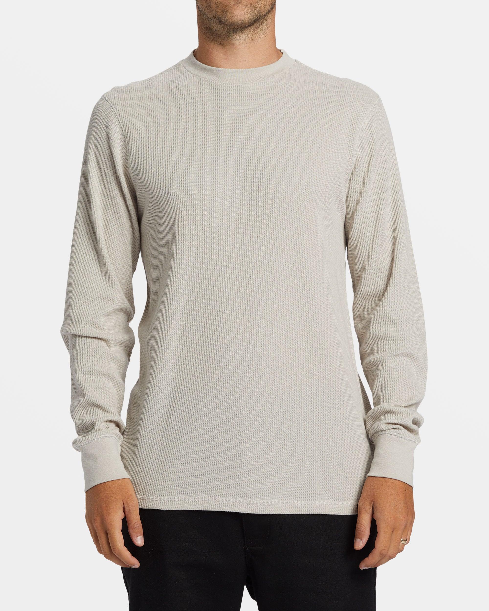 Essential Long Sleeve Thermal Top - Stone Male Product Image